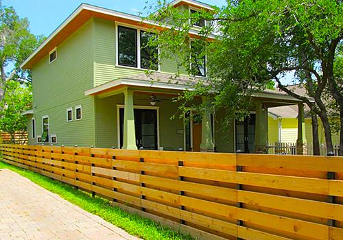 Austin Horizontal Plank Fence Installers