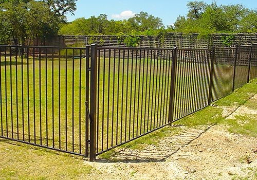  Austin Wrought Iron Fencing Residential Installation