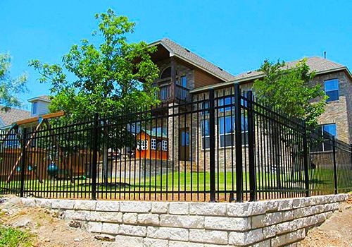 Austin Wrought Iron Fencing Residential Property