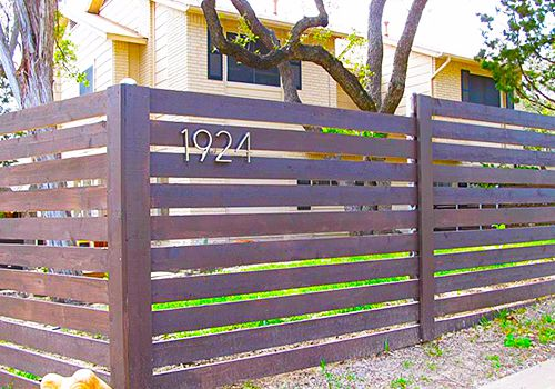 Austin Residential Wooden Plank Fencing Company