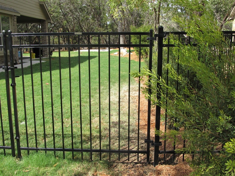 Austin Ornamental Iron Fence Installation