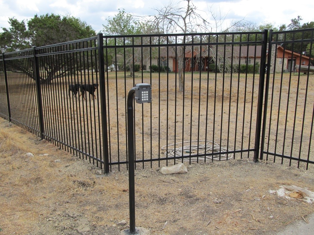 Austin Ornamental Iron Fencing Installation 