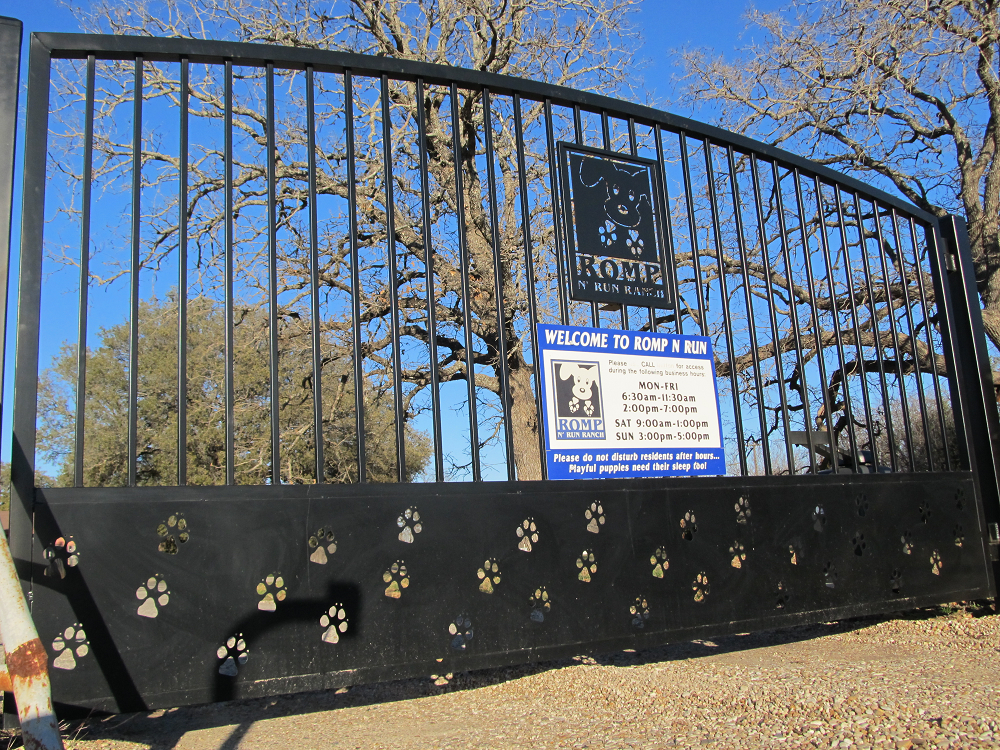 Austin Custom Ornamental Iron Automatic Gate